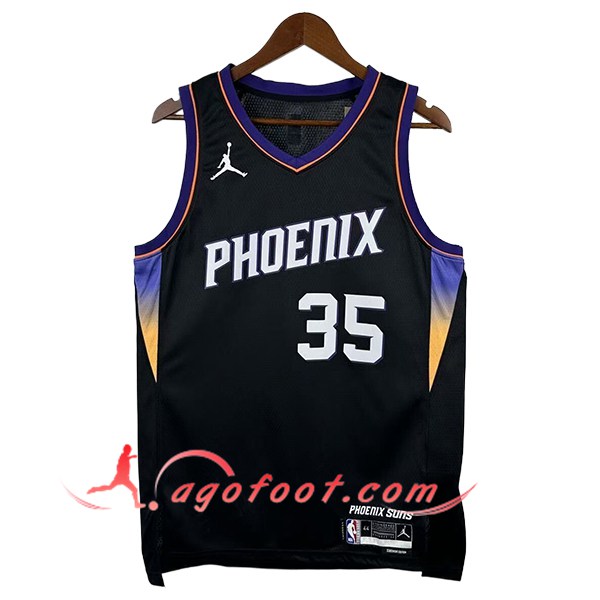 Maillot Phoenix Suns (DURANT #35) 2025/26 Noir/Pourpre