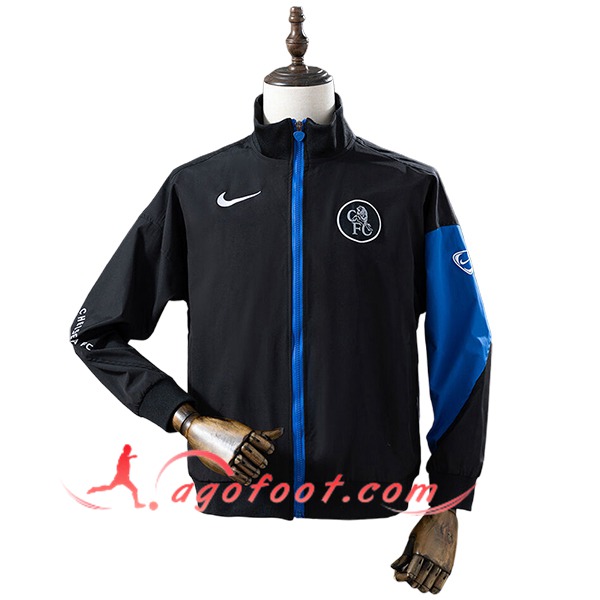 Coupe-Vent FC Chelsea Noir/Bleu 2025/2026