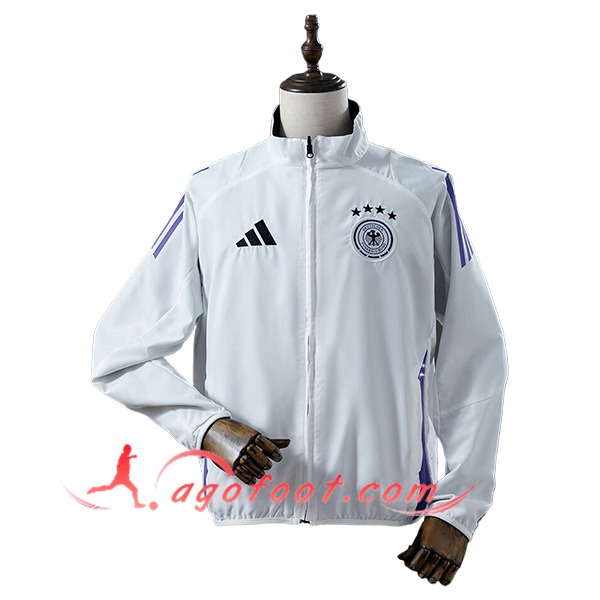 Coupe-Vent Allemagne Blanc/Pourpre 2025/2026