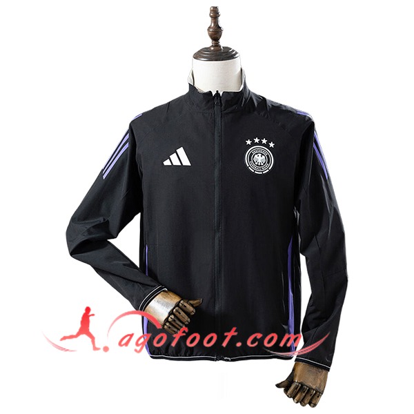 Coupe-Vent Allemagne Noir/Pourpre 2025/2026