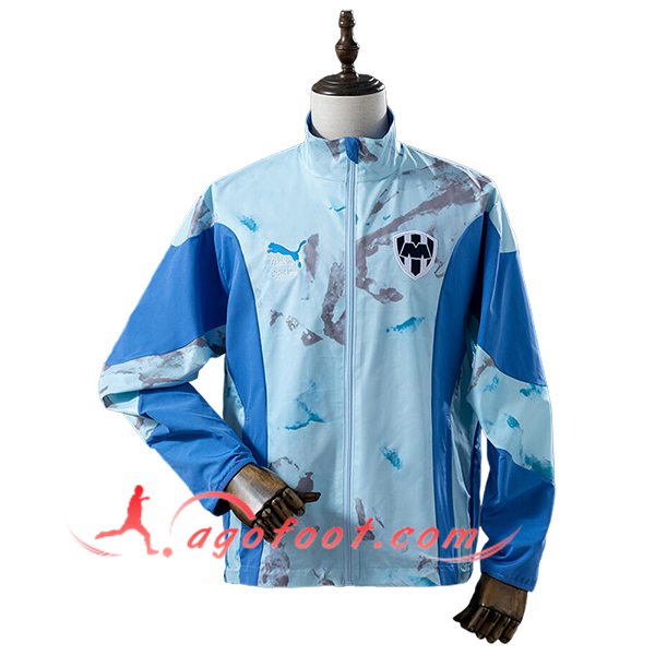 Coupe-Vent CF Monterrey Bleu/Gris 2025/2026