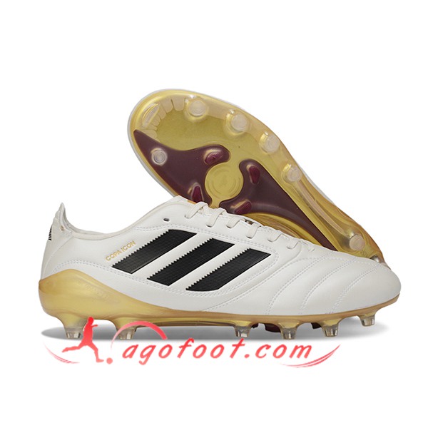 Copa Chaussures de Foot ICON II FG/AG Blanc/Noir/Jaune