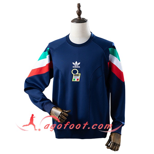 Sweatshirt Training Italie Bleu Foncé 2025/2026