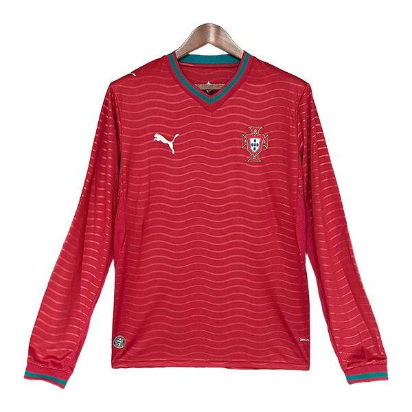 Maillot Equipe Foot Portugal Domicile Manches Longues Coupe Du Monde 2026
