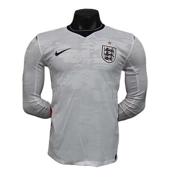 Maillot Equipe Foot Angleterre Domicile Manches Longues Coupe Du Monde 2026