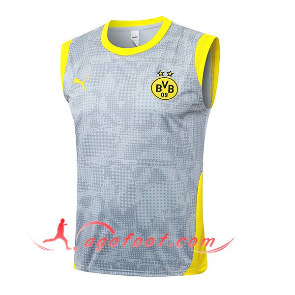 Training Debardeurs Dortmund Gris/Jaune 2025/2026