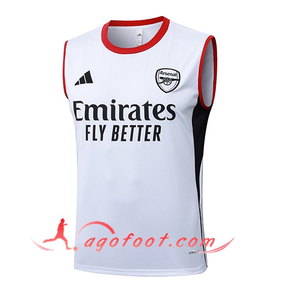 Training Debardeurs Milan AC Blanc/Rouge/Noir 2025/2026