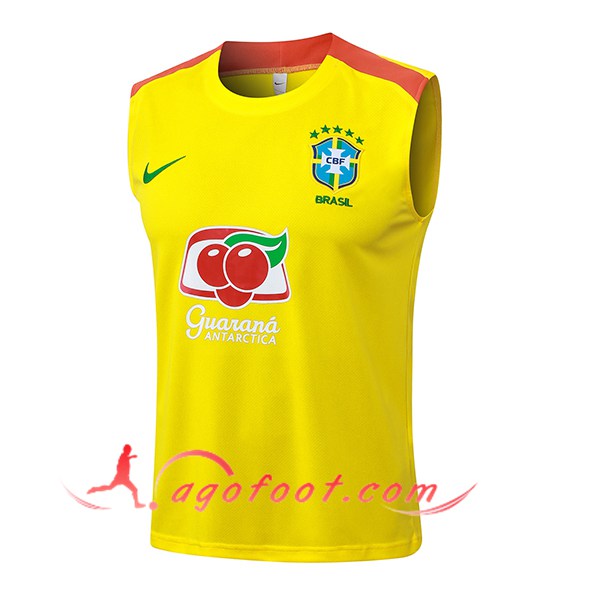 Training Debardeurs Brésil Jaune/Orange 2025/2026