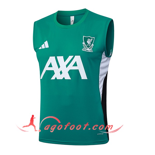 Training Debardeurs FC Liverpool Vert/Blanc/Noir 2025/2026