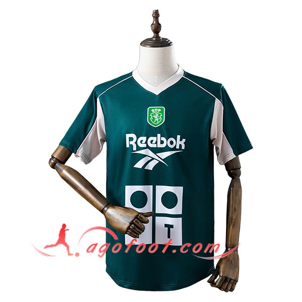 Training T-Shirt Sporting Lisbon Vert/Blanc 2025/2026
