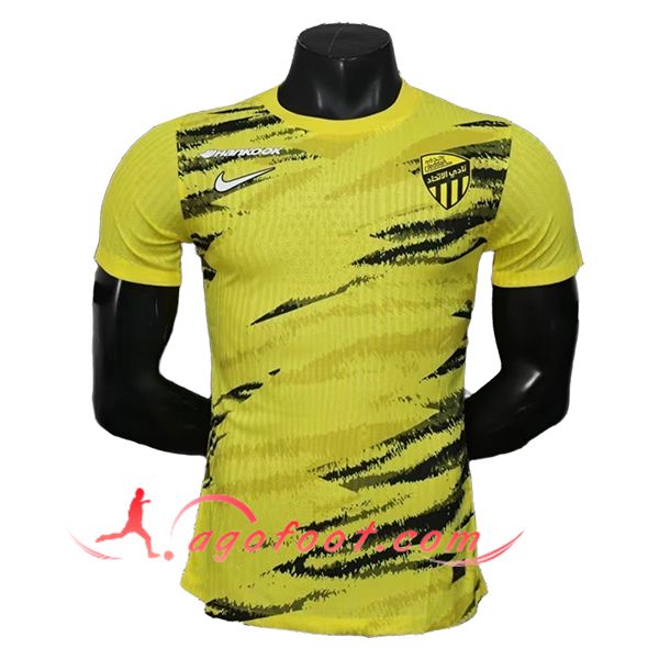 Training T-Shirt Al-Ittihad Jaune/Noir 2025/2026