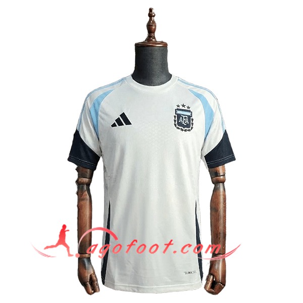 Training T-Shirt Argentine Blanc/Bleu 2025/2026