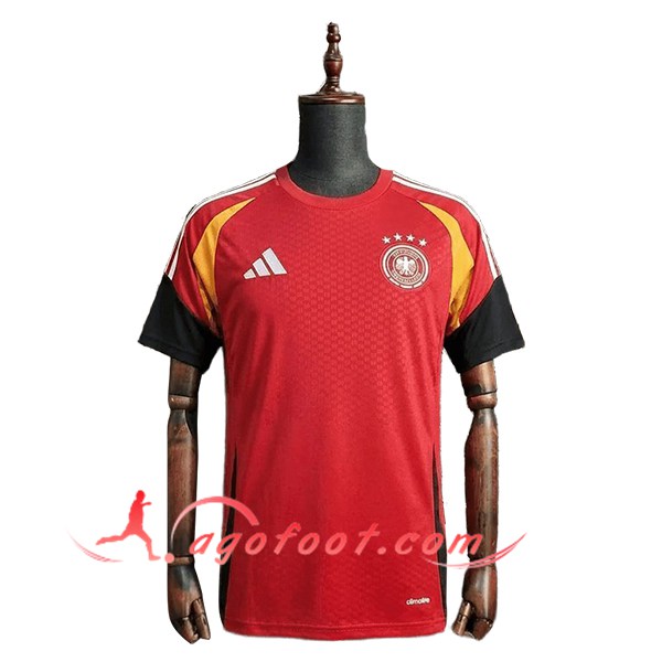 Training T-Shirt Allemagne Rouge/Jaune/Noir 2025/2026