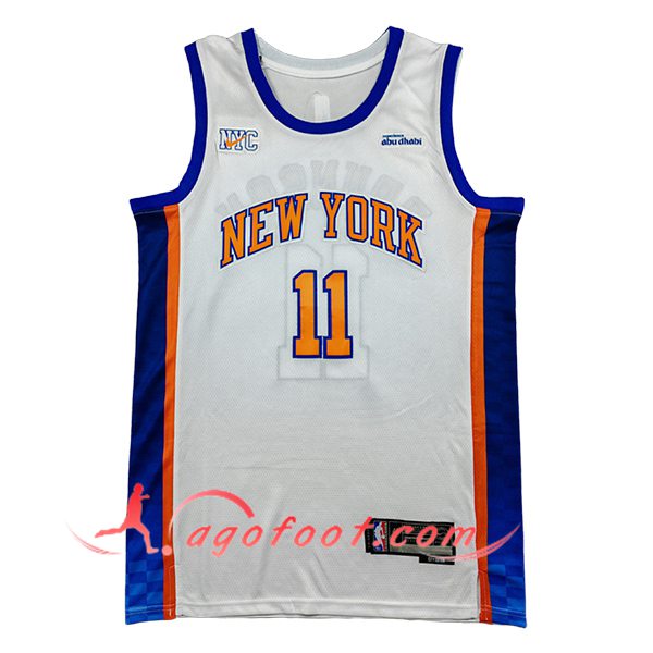 Maillot New York Knicks (BRUNSON #11) 2025/26 Blanc/Bleu/Orange