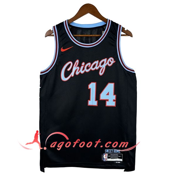 Maillot Chicago Bulls (BUZELIS #14) 2025/26 Noir/Bleu