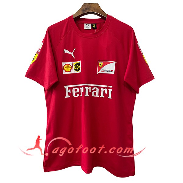 T-Shirt F1 Scuderia Ferrari Team Rouge 2025 -02