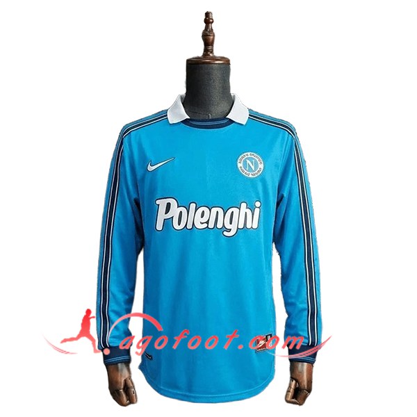 Maillot de Foot SSC Naples Retro Domicile Manches Longues 1998/1999