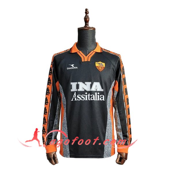 Maillot de Foot AS Rome Retro Enfant Third Manches Longues 1999/2000