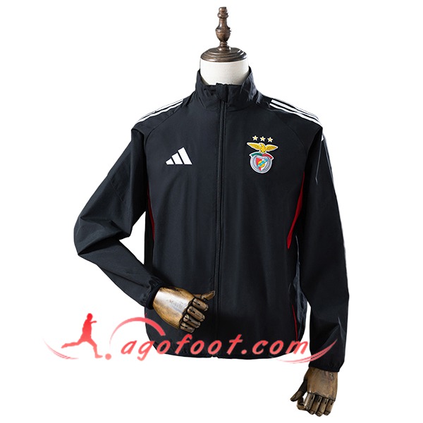 Coupe-Vent Benfica Noir 2025/2026