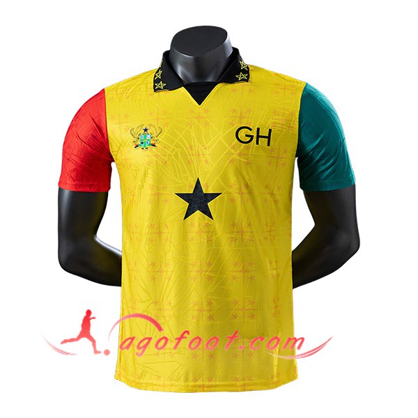 Maillot Equipe Foot Ghana Special Edition Jaune 2025/2026