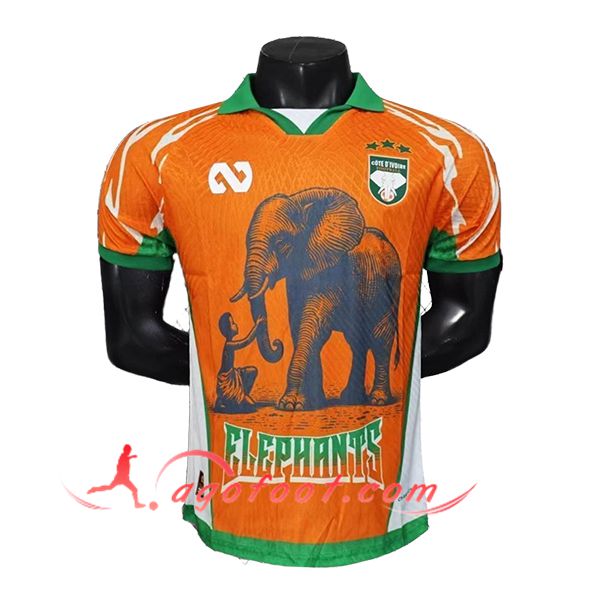 Maillot Equipe Foot Côte d'Ivoire Special Edition Orange 2025/2026