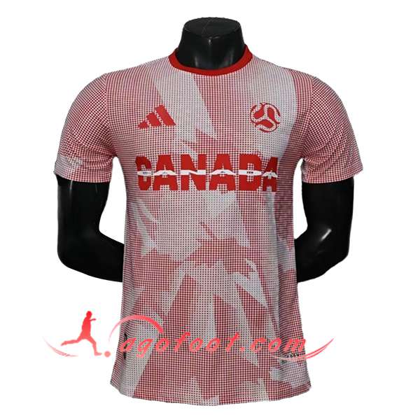 Maillot Equipe Foot Canada Coupe Du Monde 2026 Edition Rouge
