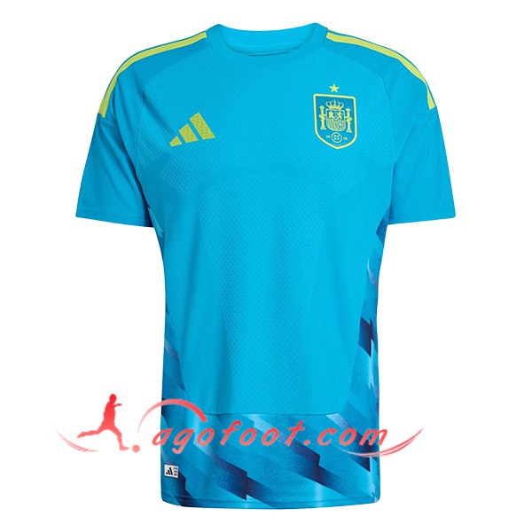 Maillot Equipe Foot Espagne Gardien De But Bleu 2026/2027