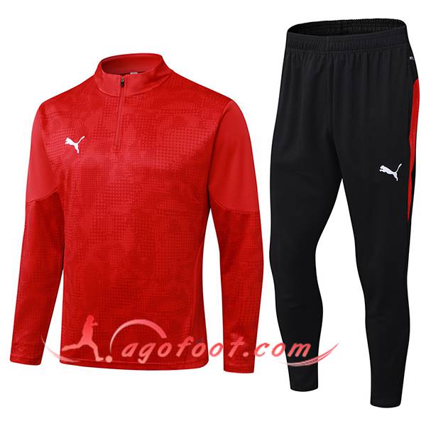 Ensemble Survetement de Foot PUMA Rouge 2025/2026
