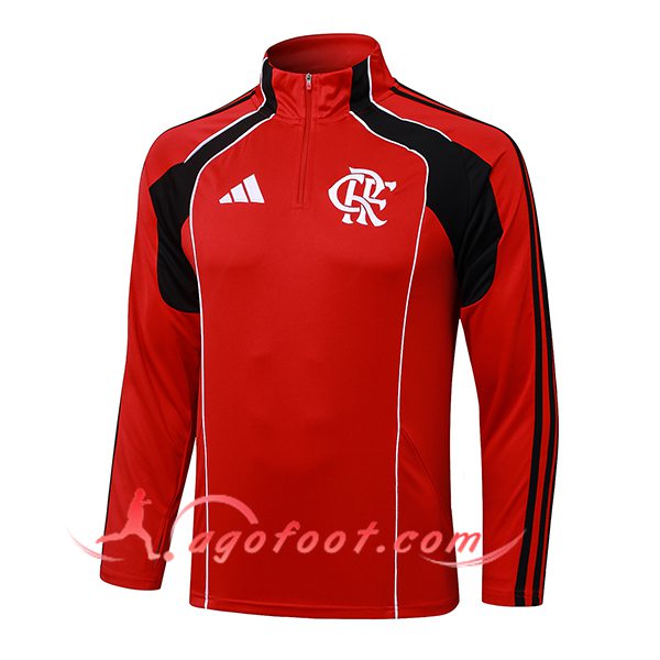 Sweatshirt Training Flamenco Rouge/Noir 2025/2026