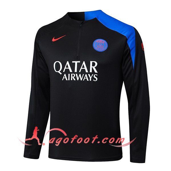 Sweatshirt Training PSG Noir/Bleu 2025/2026