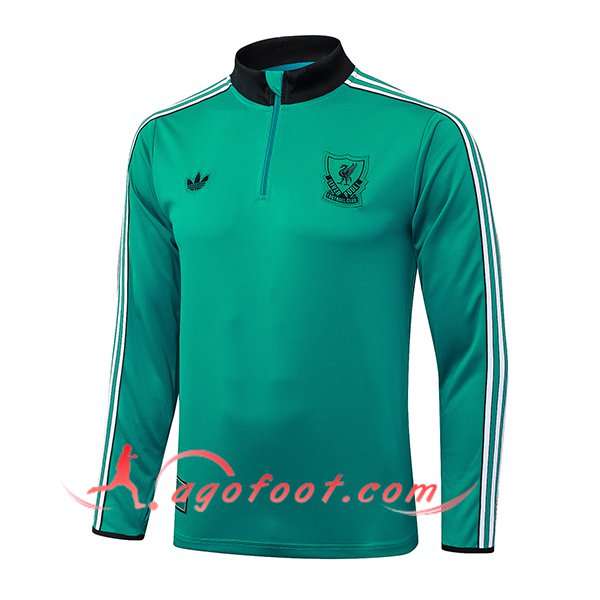 Sweatshirt Training FC Liverpool Vert/Blanc/Noir 2025/2026