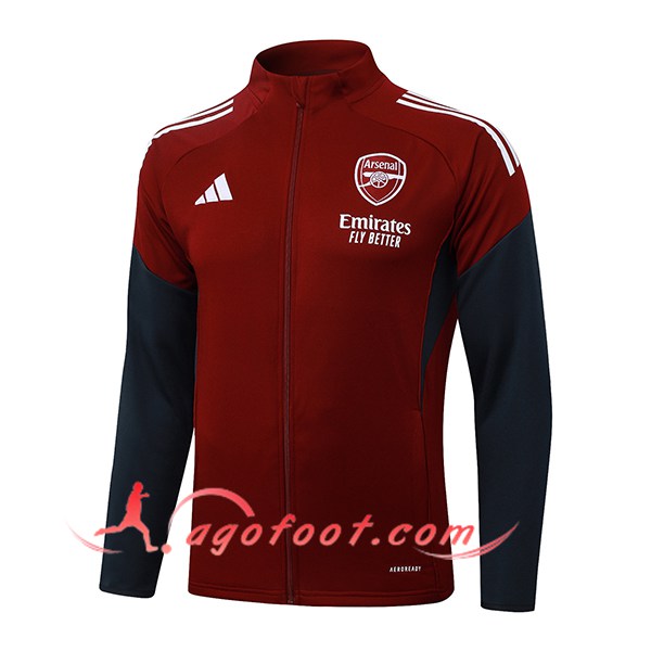 Veste Foot Arsenal Rouge/Gris 2025/2026