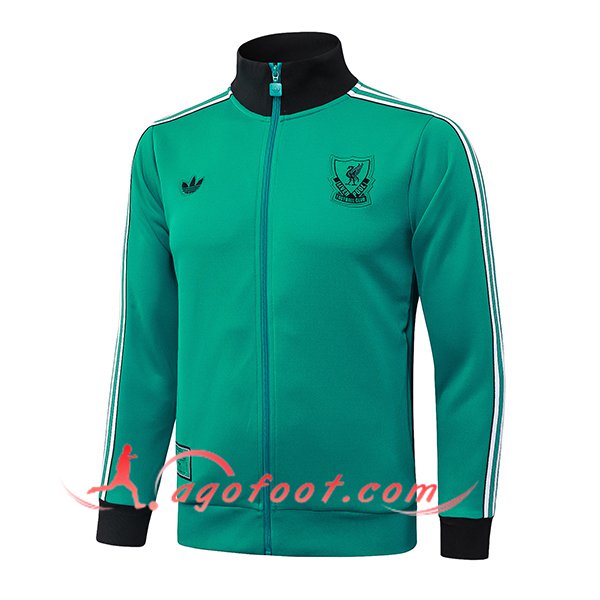 Veste Foot FC Liverpool Vert/Blanc/Noir 2025/2026