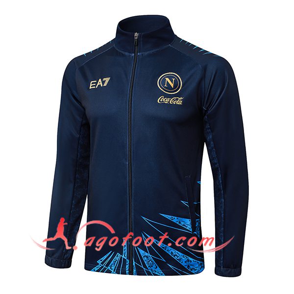 Veste Foot SSC Naples Bleu Royal 2025/2026