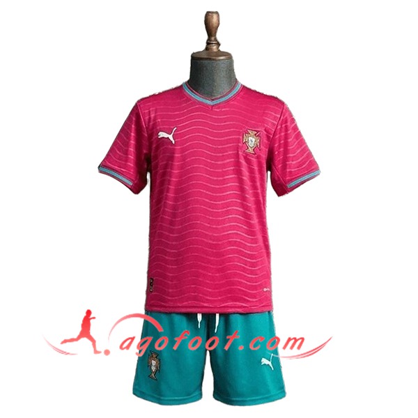 Maillot Equipe Foot Portugal Enfant Domicile Coupe Du Monde 2026