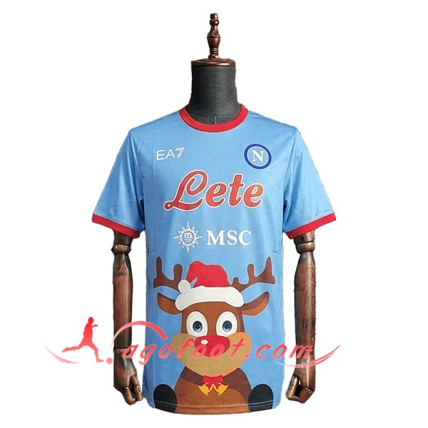 Maillot de Foot SSC Naples Christmas Edition Bleu 2025/2026