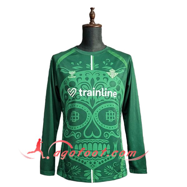 Maillot de Foot Real Betis Manches Longues Special Edition Vert 2025/2026