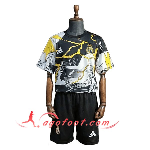 Maillot de Foot Real Madrid Enfant Special Edition Noir/Blanc 2025/2026