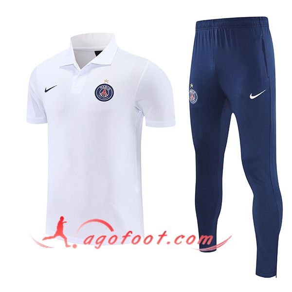 Ensemble Polo Foot PSG Blanc 2025/2026