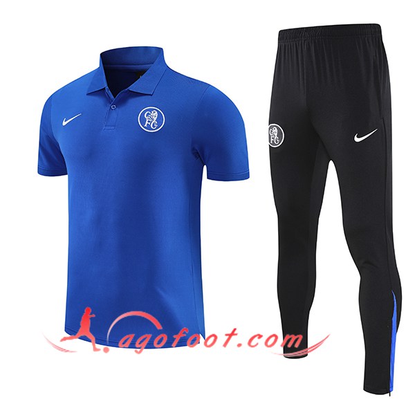 Ensemble Polo Foot FC Chelsea Bleu 2025/2026 -02