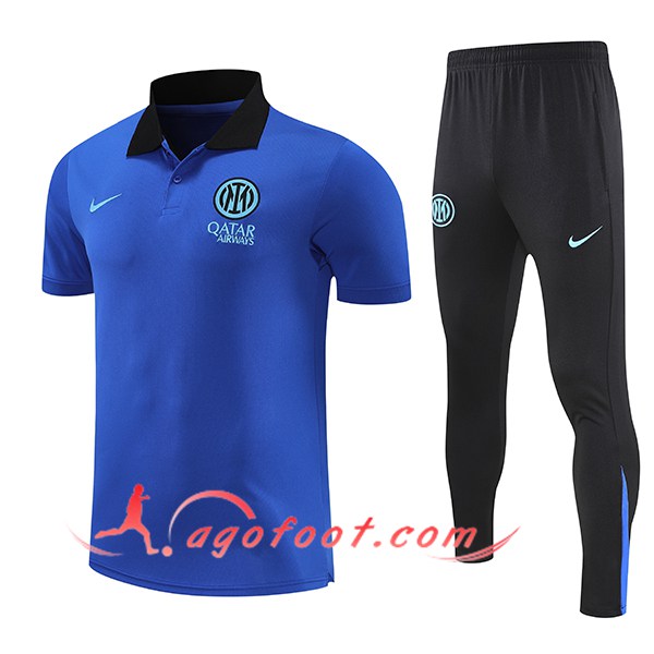 Ensemble Polo Foot Inter Milan Bleu 2025/2026