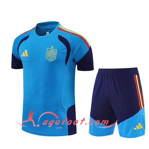 Ensemble Training T-Shirt Espagne Bleu 2025/2026