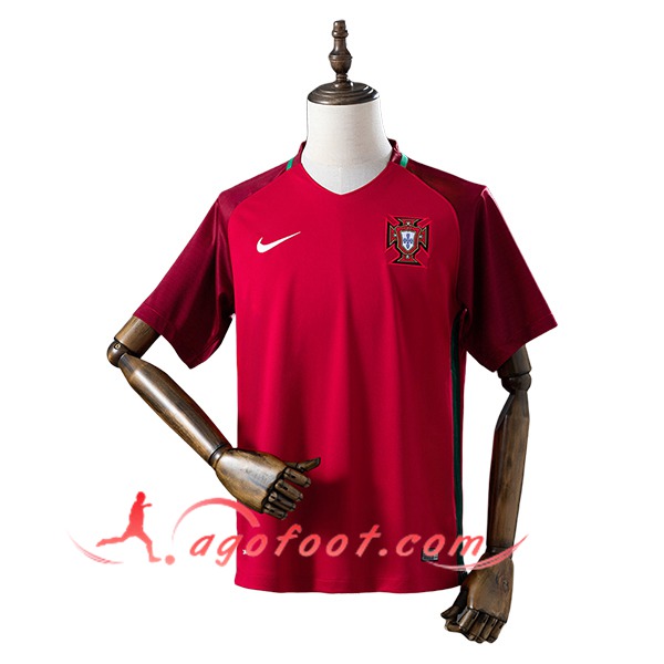 Maillot de Foot Portugal Retro Domicile 2018