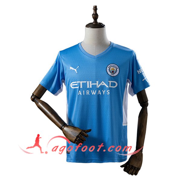 Maillot de Foot Manchester City Retro Domicile 2021/2022