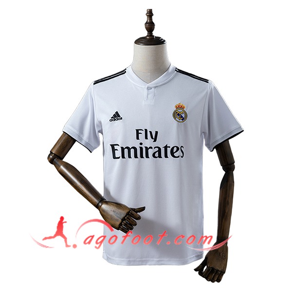 Maillot de Foot Real Madrid Retro Domicile 2018/2019