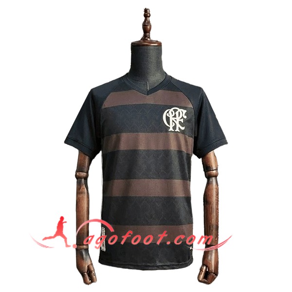 Maillot de Foot Flamengo Retro Diamond Edition Noir/Brune 2018