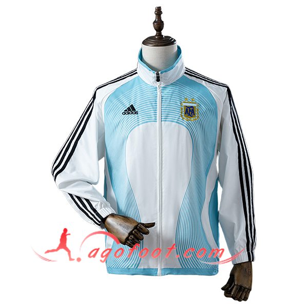Coupe-Vent Argentine Blanc/Bleu/Noir 2025/2026