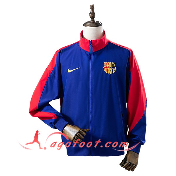 Coupe-Vent FC Barcelone Bleu/Rouge 2025/2026