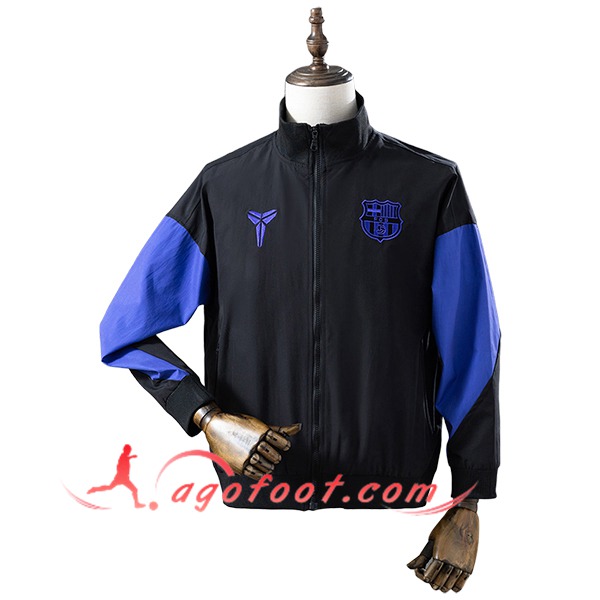 Coupe-Vent FC Barcelone Noir/Pourpre 2025/2026