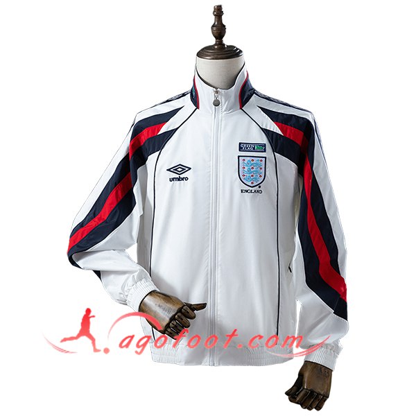 Coupe-Vent Angleterre Blanc/Bleu/Rouge 2025/2026